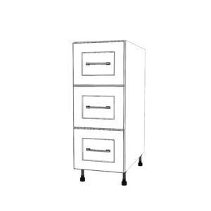 13" Wide Drawer Cabinet - Painted Doors