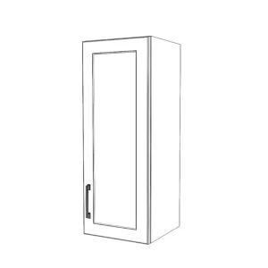 13" Wide x 34" High Wall Cabinet - Thermofoil Doors