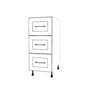 14" Wide Drawer Cabinet - Painted Doors