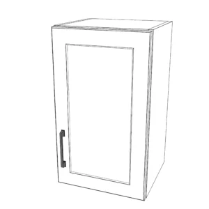 15" Wide x 24" High Wall Cabinet - Painted Doors
