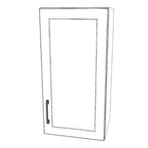 15" Wide x 30" High Wall Cabinet - Painted Doors