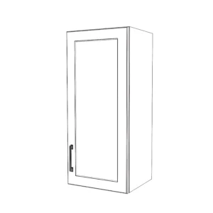 15" Wide x 34" High Wall Cabinet - Thermofoil Doors