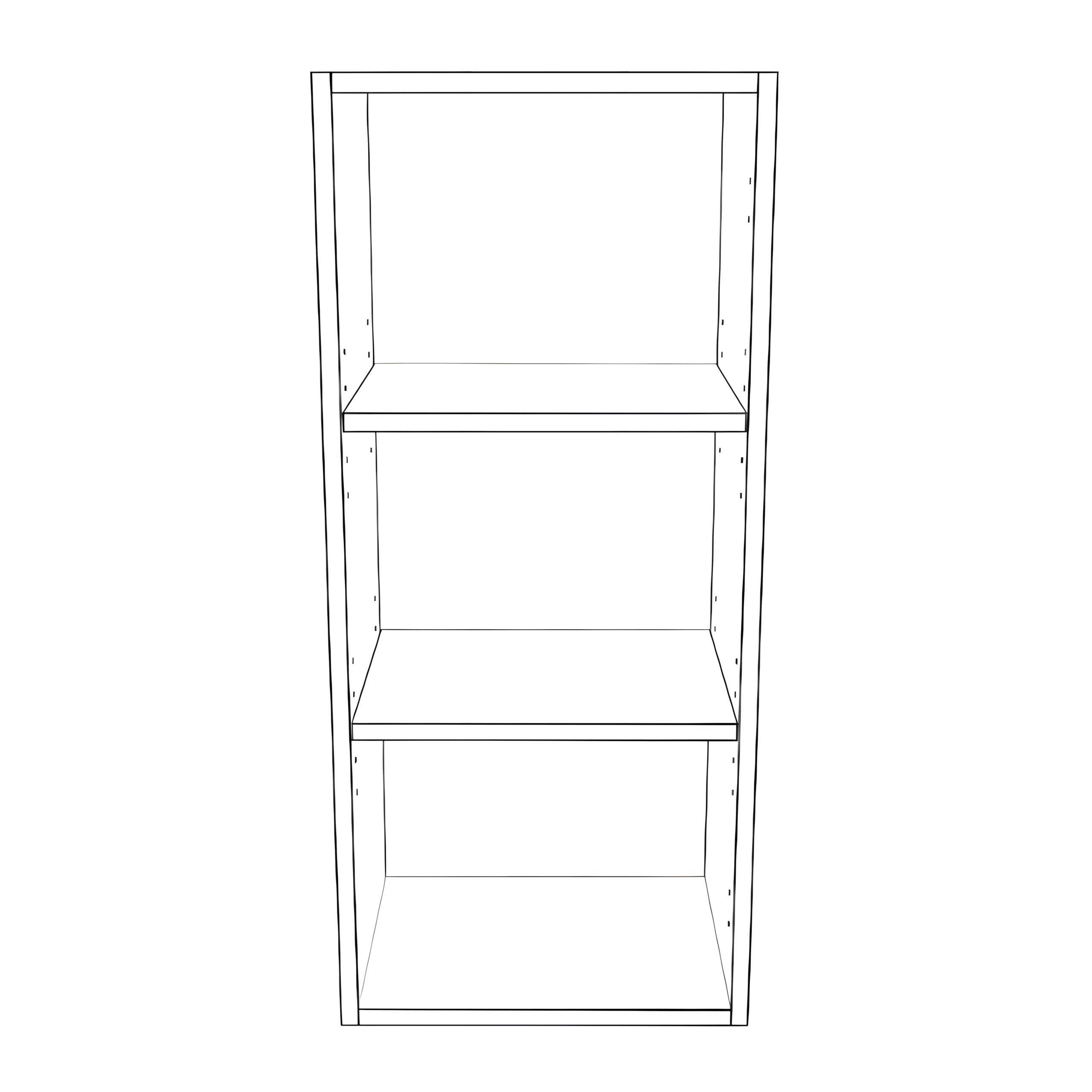 15" Wide x 34" High Wall Cabinet - Painted Doors - Image 2