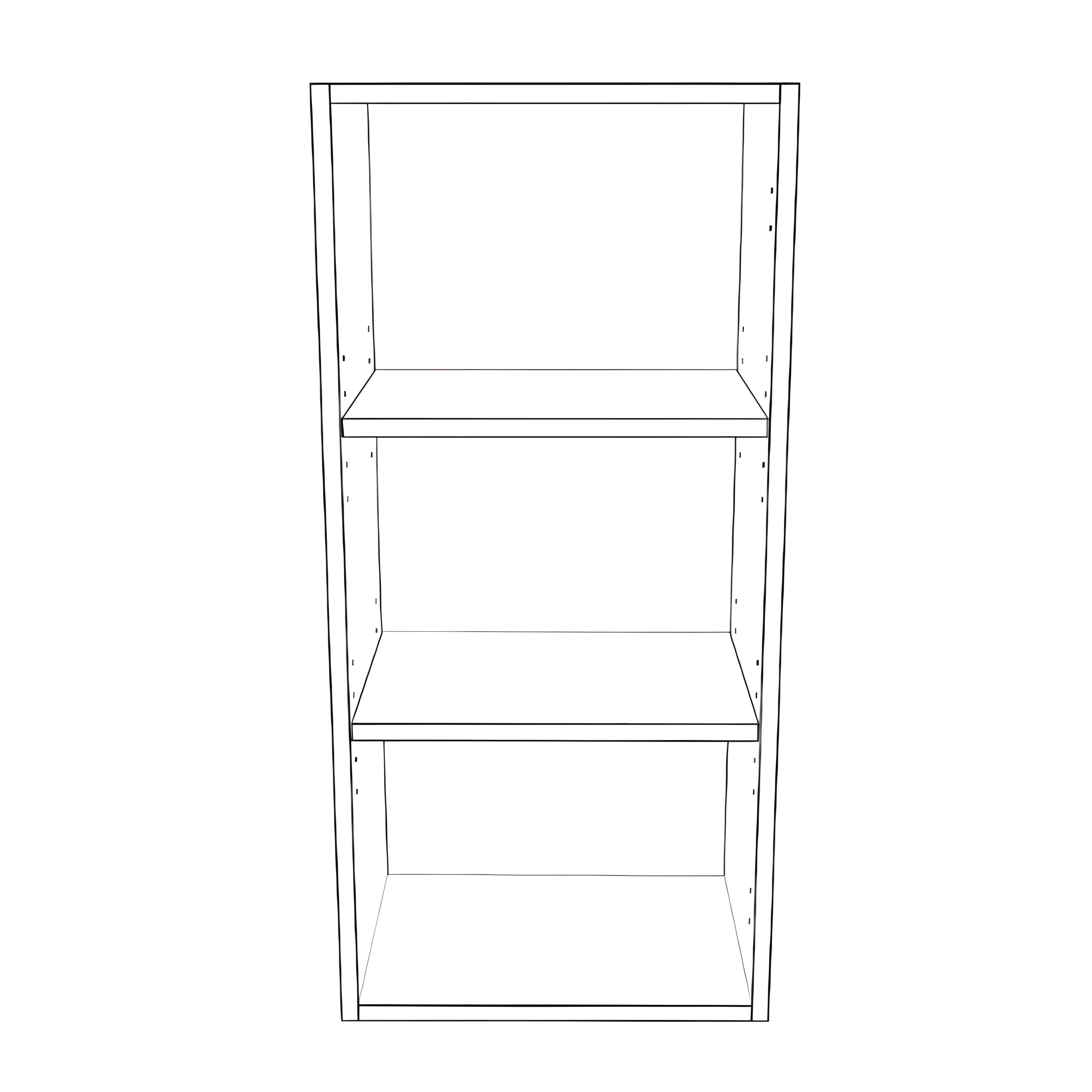 16" Wide x 34" High Wall Cabinet - Painted Doors - Image 2