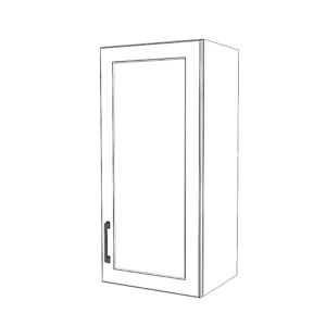 16" Wide x 34" High Wall Cabinet - Painted Doors