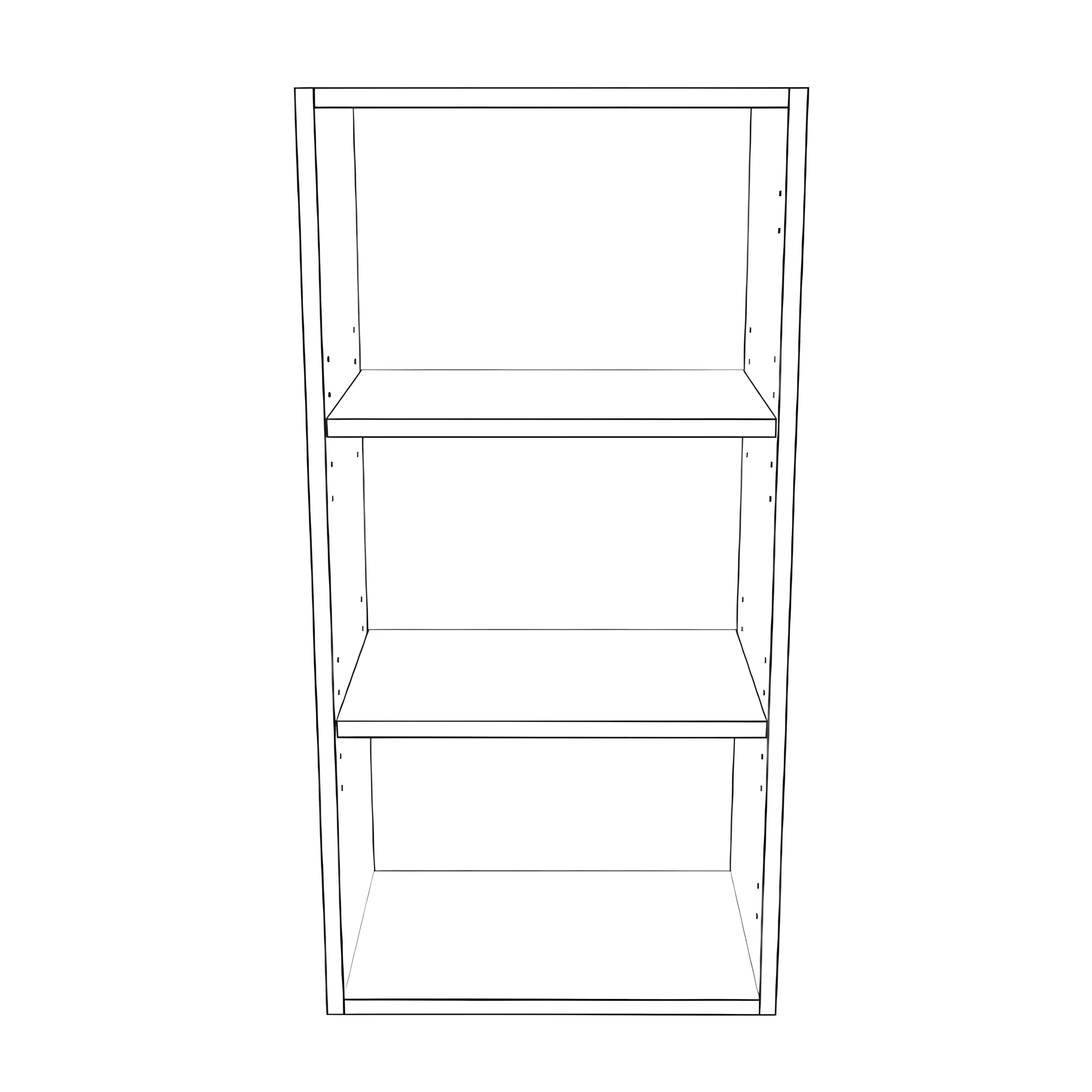 17" Wide x 34" High Wall Cabinet - Painted Doors - Image 2