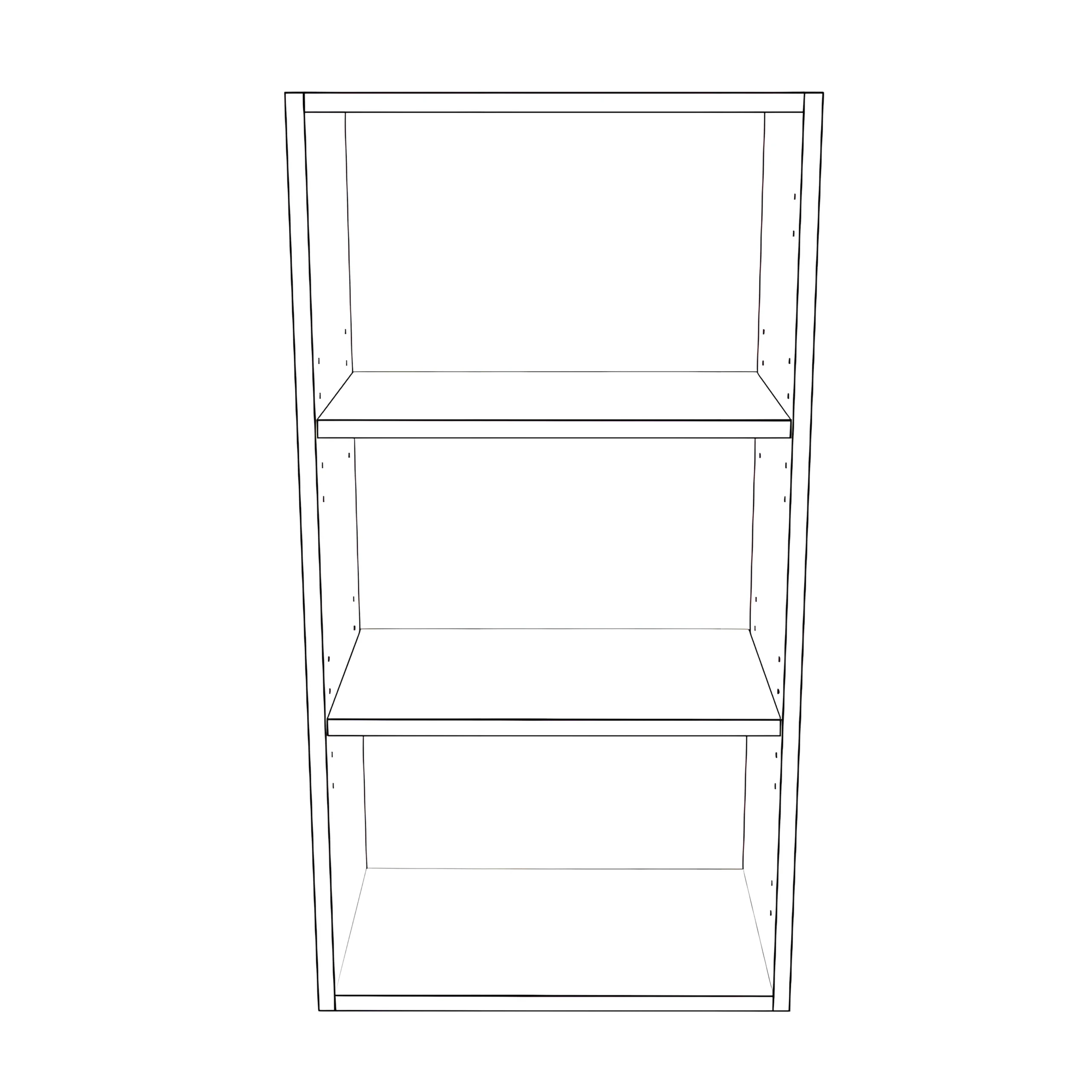 18" Wide x 34" High Wall Cabinet - Painted Doors - Image 2