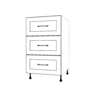20" Wide Drawer Cabinet - Painted Doors