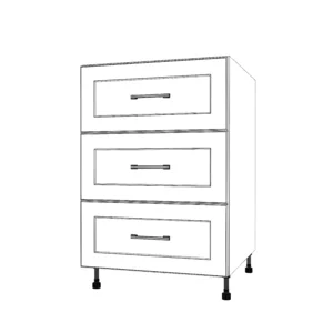 23" Wide Drawer Cabinet - Painted Doors