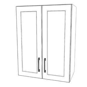 24" Wide x 30" High Wall Cabinet - Painted Doors