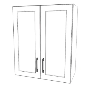 25" Wide x 30" High Wall Cabinet - Painted Doors