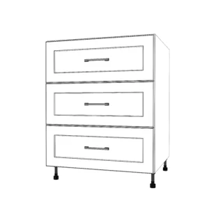 27" Wide Drawer Cabinet - Painted Doors