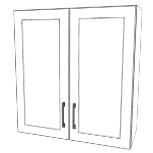 28" Wide x 30" High Wall Cabinet - Painted Doors