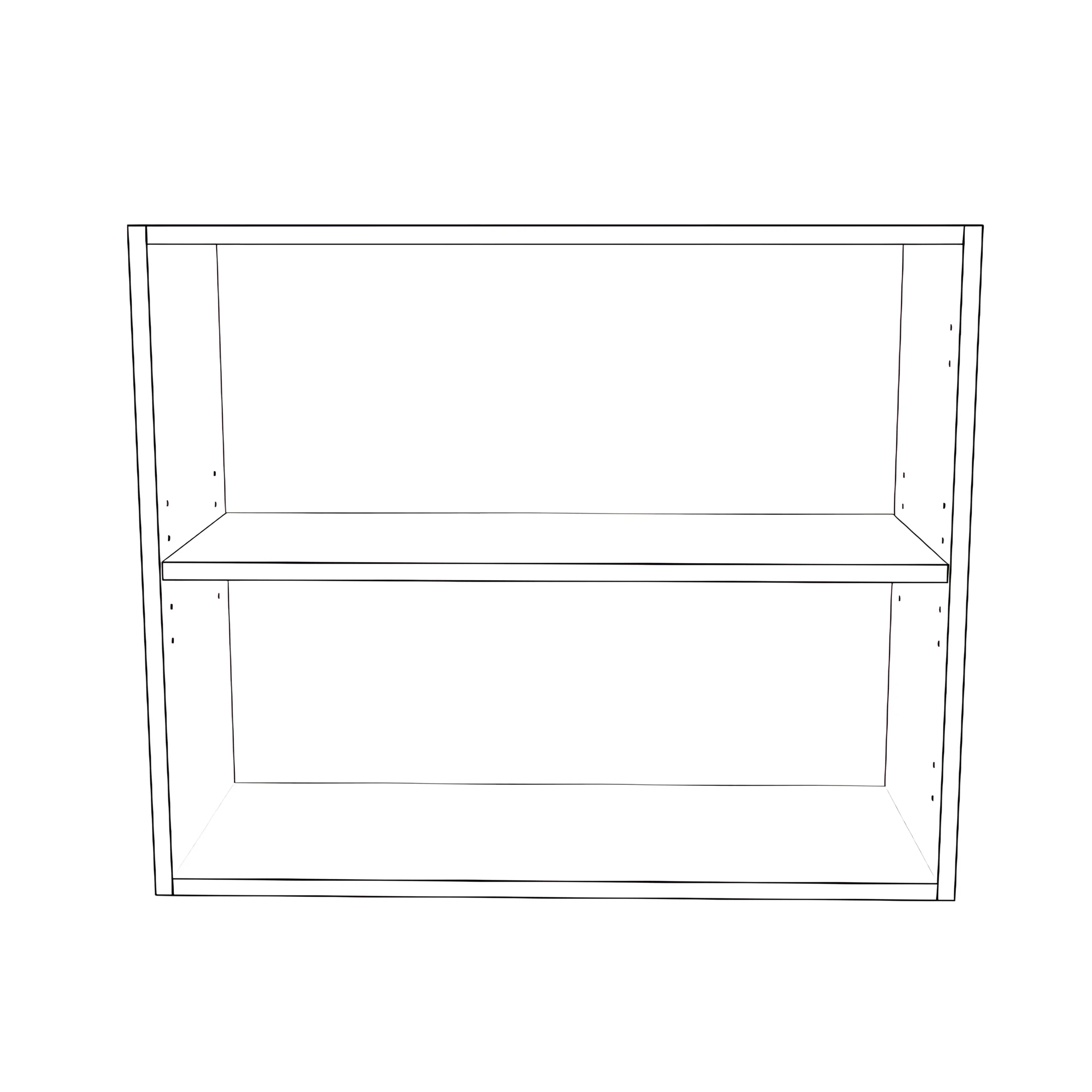 29" Wide x 24" High Wall Cabinet - Painted Doors - Image 2