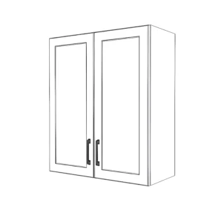 29" Wide x 34" High Wall Cabinet - Painted Doors