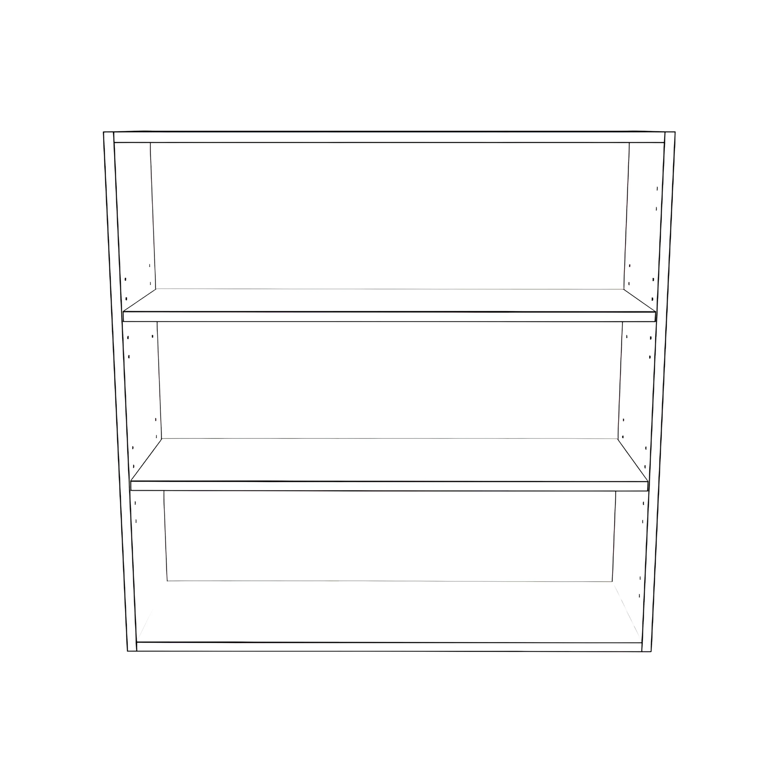 35" Wide x 30" High Wall Cabinet - Painted Doors - Image 2