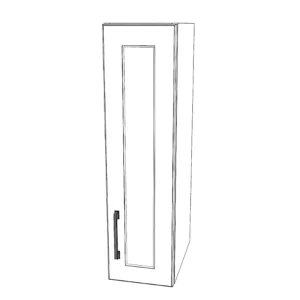 7" Wide x 30" High Wall Cabinet - Thermofoil Doors