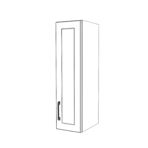 9" Wide x 34" High Wall Cabinet - Thermofoil Doors