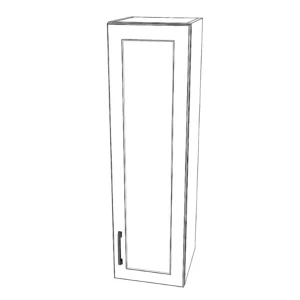 12" Wide x 42" High Wall Cabinet - Thermofoil Doors