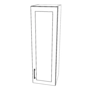 13" Wide x 42" High Wall Cabinet - Thermofoil Doors