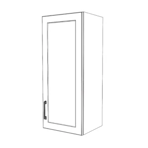 15" Wide x 36" High Wall Cabinet - Painted Doors