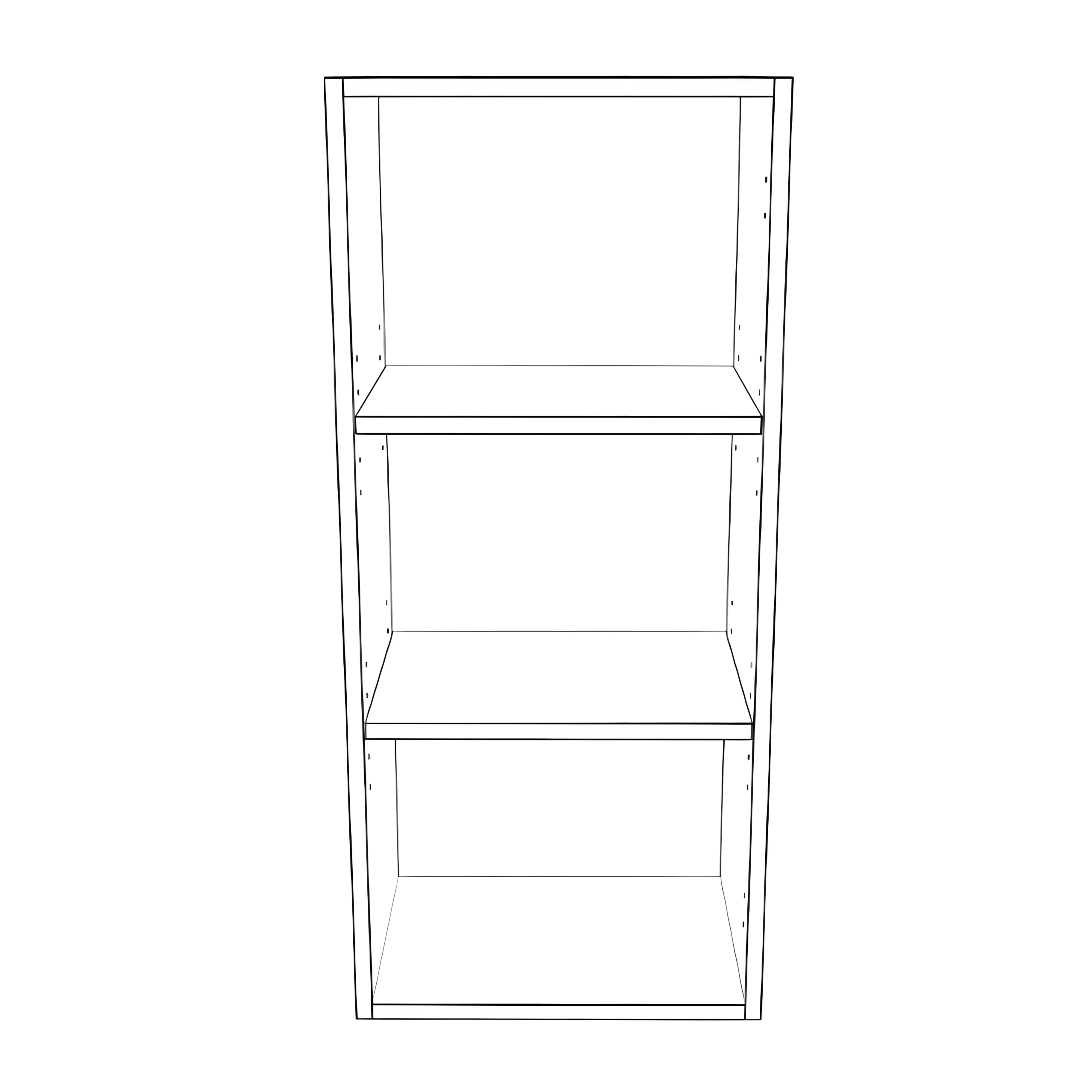 16" Wide x 36" High Wall Cabinet - Thermofoil Doors - Image 2