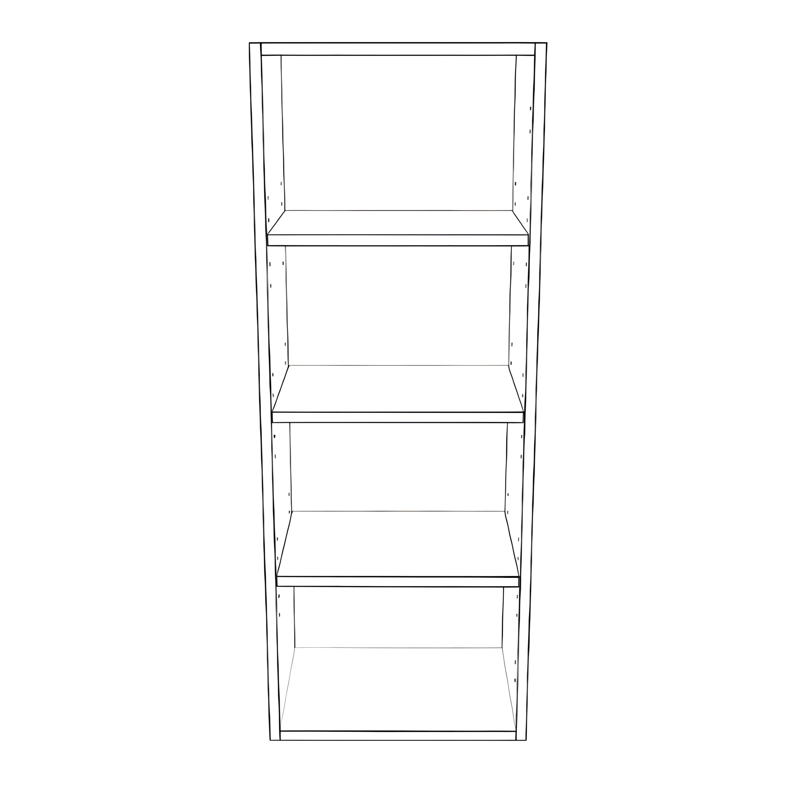 16" Wide x 42" High Wall Cabinet - Thermofoil Doors - Image 2