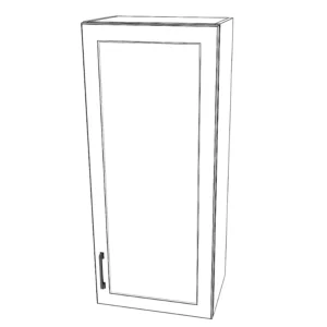 18" Wide x 42" High Wall Cabinet - Painted Doors