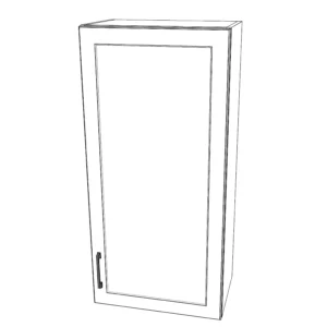 20" Wide x 42" High Wall Cabinet - Painted Doors