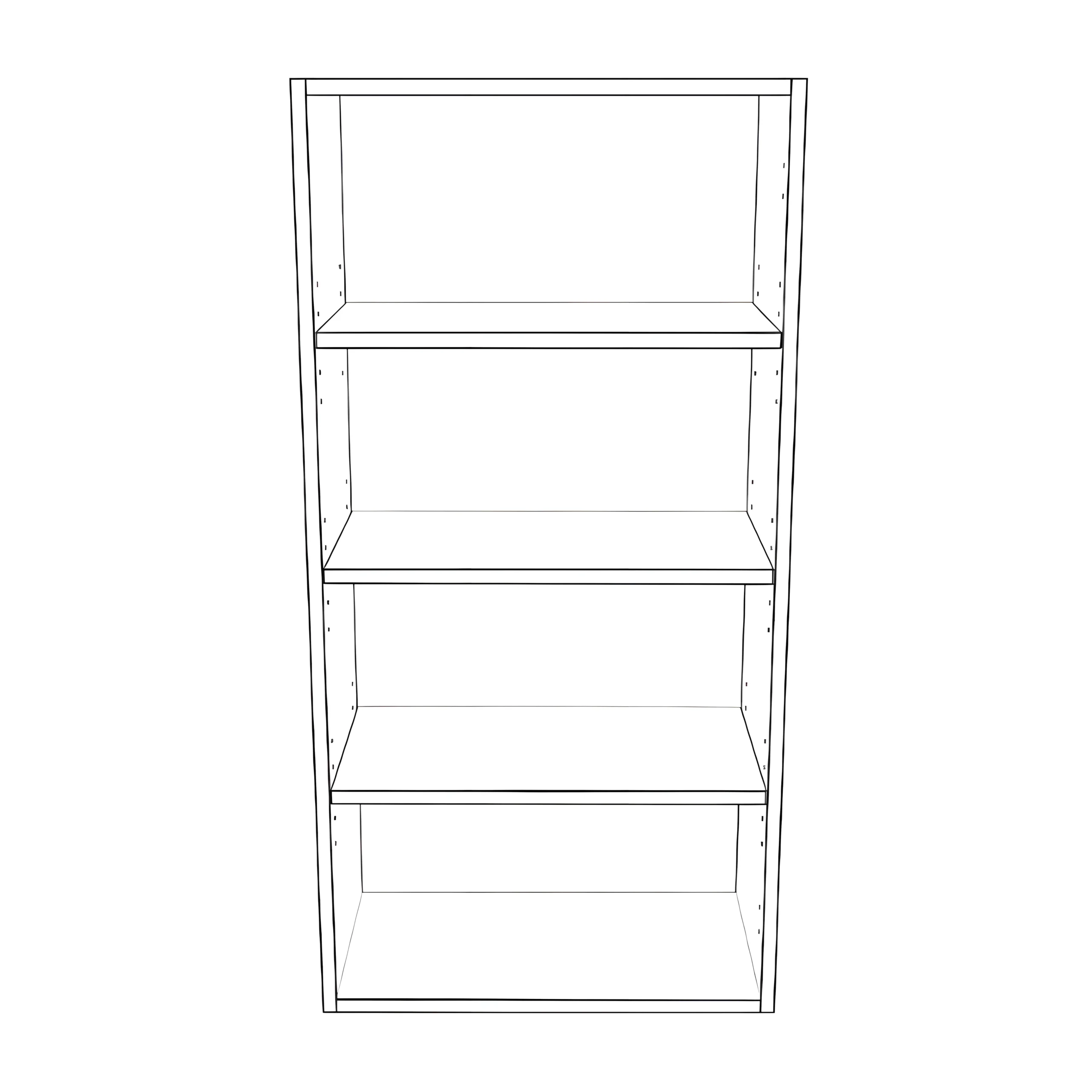 21" Wide x 42" High Wall Cabinet - Thermofoil Doors - Image 2