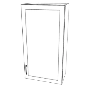 22" Wide x 42" High Wall Cabinet - Painted Doors