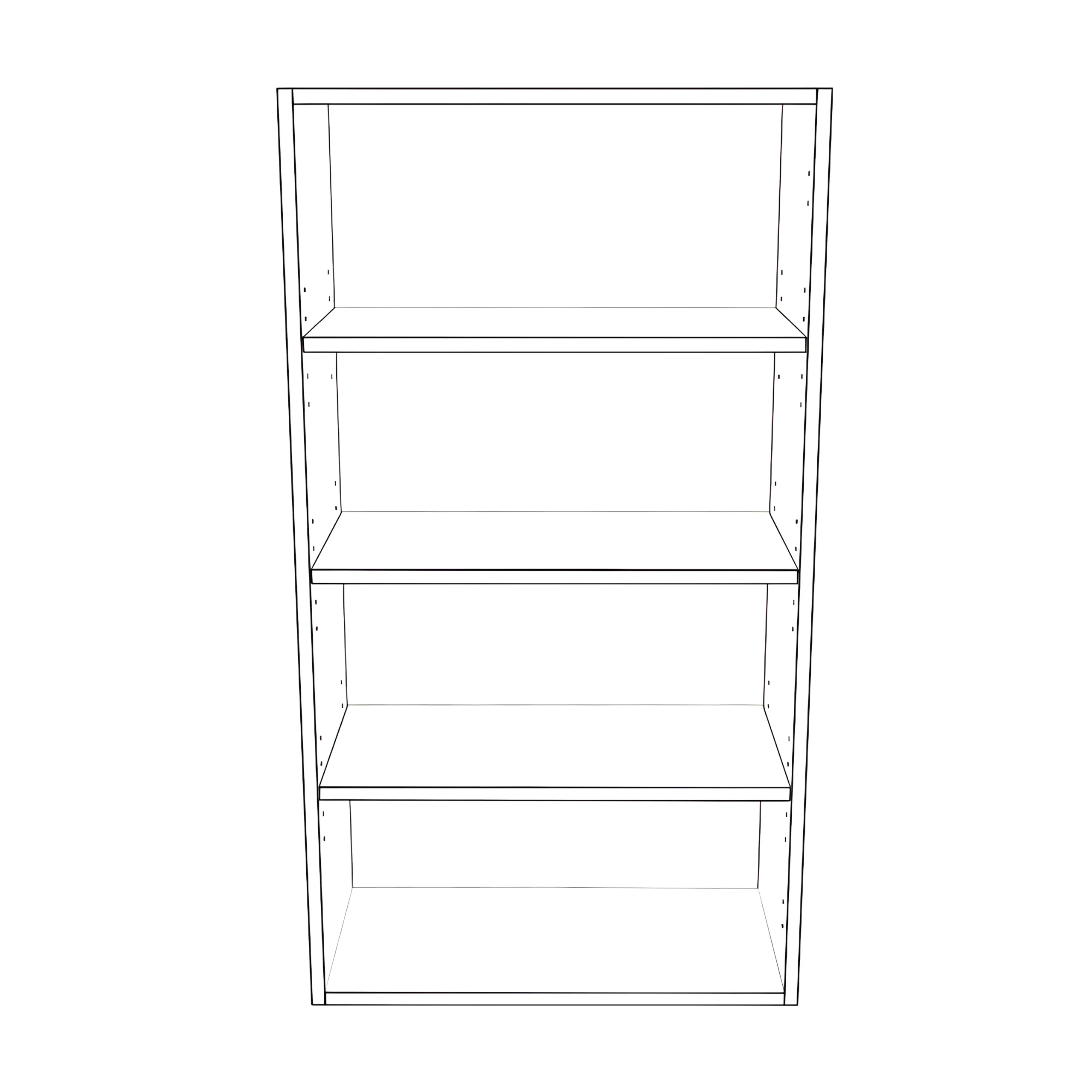 23" Wide x 42" High Wall Cabinet - Thermofoil Doors - Image 2