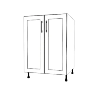 24" Wide Base Cabinet - PaintedDoors