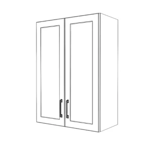26" Wide x 36" High Wall Cabinet - Painted Doors