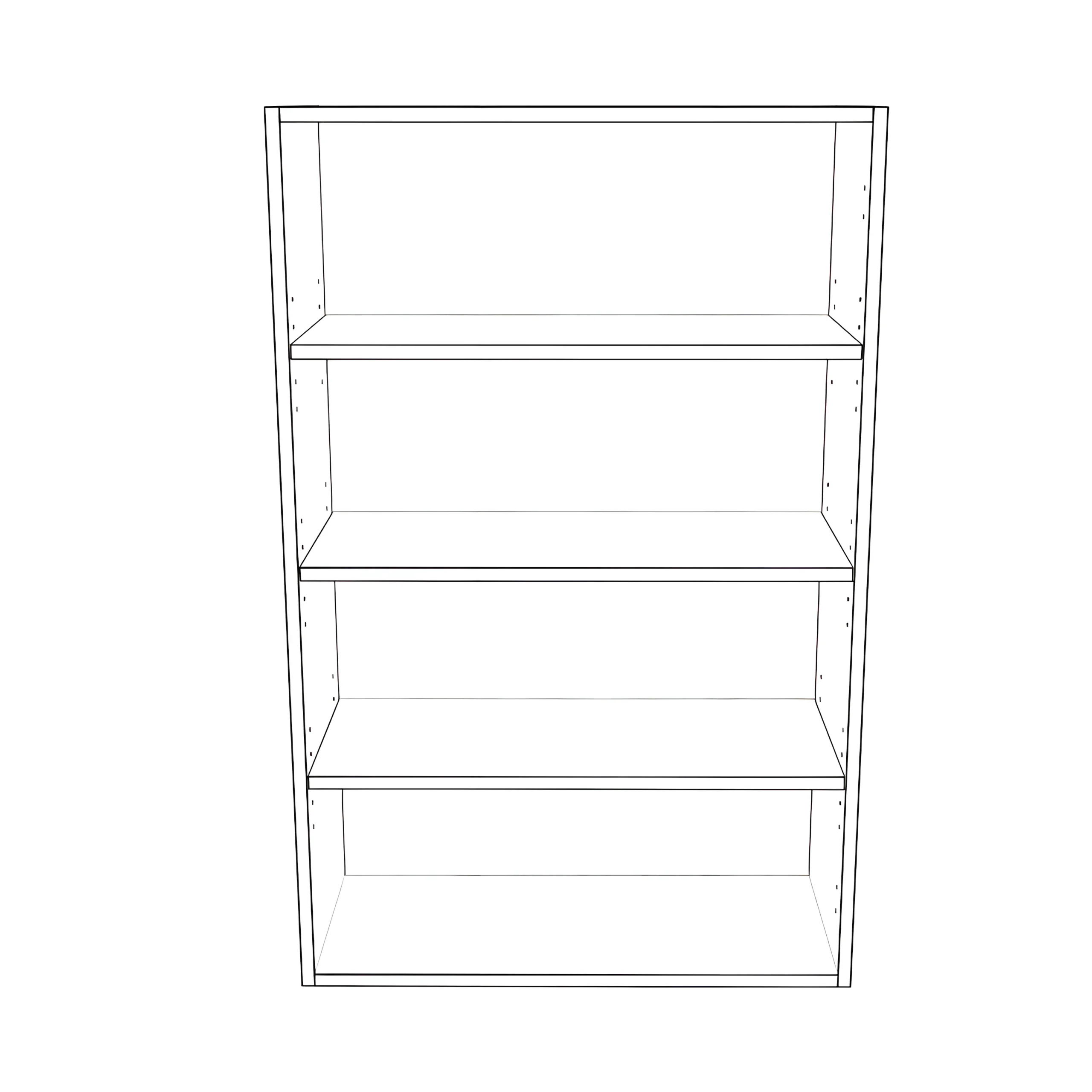 27" Wide x 42" High Wall Cabinet - Painted Doors - Image 2