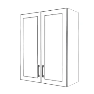 29" Wide x 36" High Wall Cabinet - Painted Doors