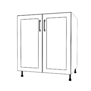 30" Wide Base Cabinet - PaintedDoors