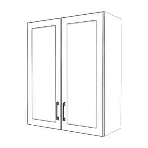 30" Wide x 36" High Wall Cabinet - Painted Doors