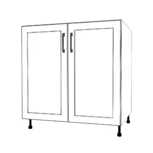33" Wide Base Cabinet - PaintedDoors